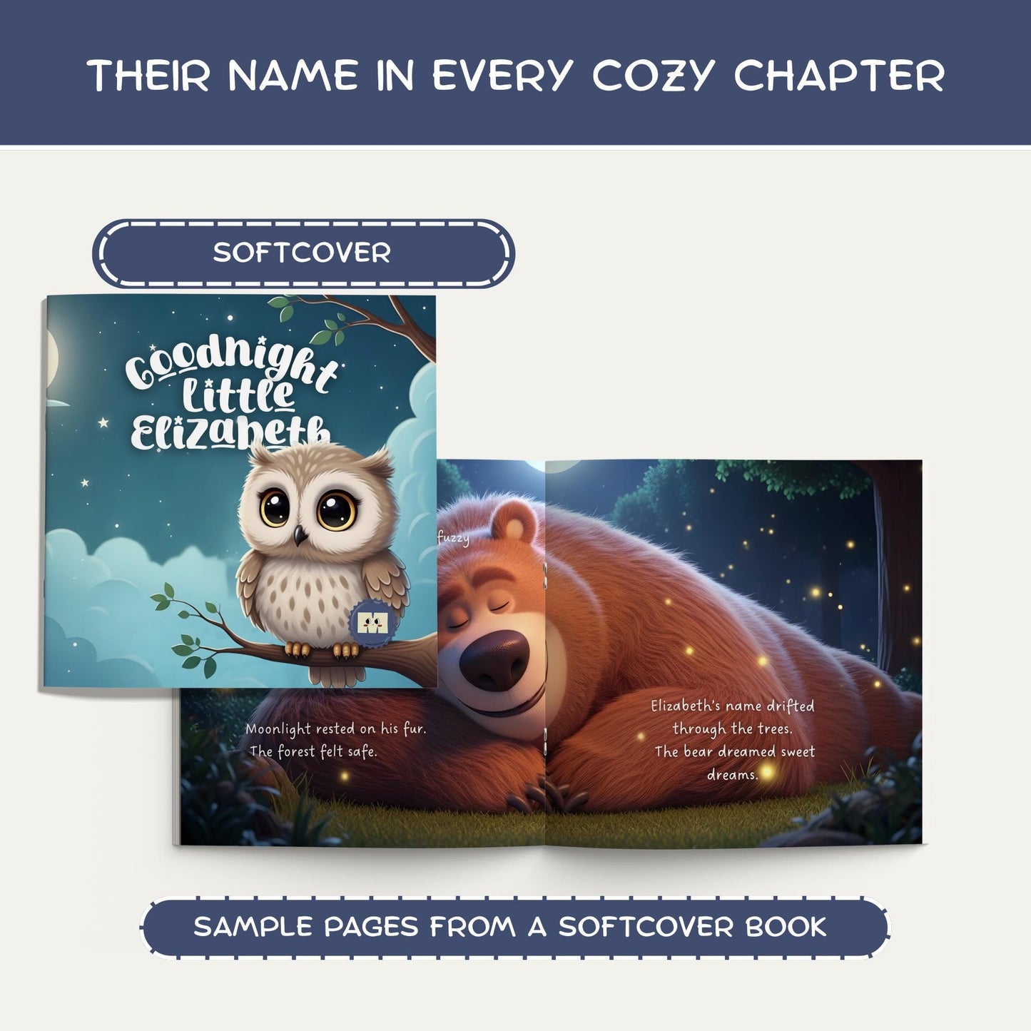 Personalized Baby Book With Name, First Birthday Gift, Kids Boy Or Girl Gift, Grandchild Baby Shower, Bedtime Storybook For Children's