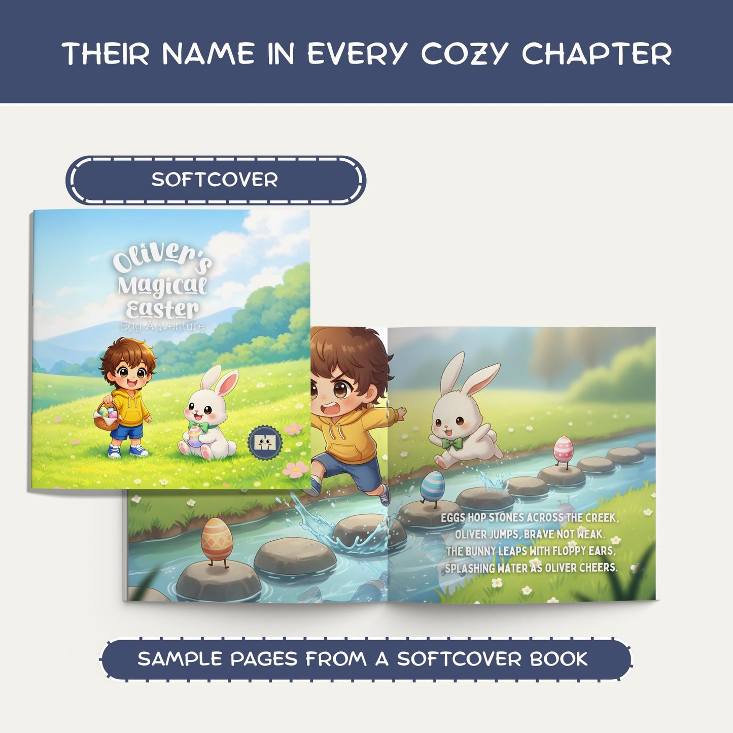 Easter Gift, Custom Easter Book, First Easter Gift, Baby Boy or Girl Easter Gift for Kids, Personalized Easter Children's Book