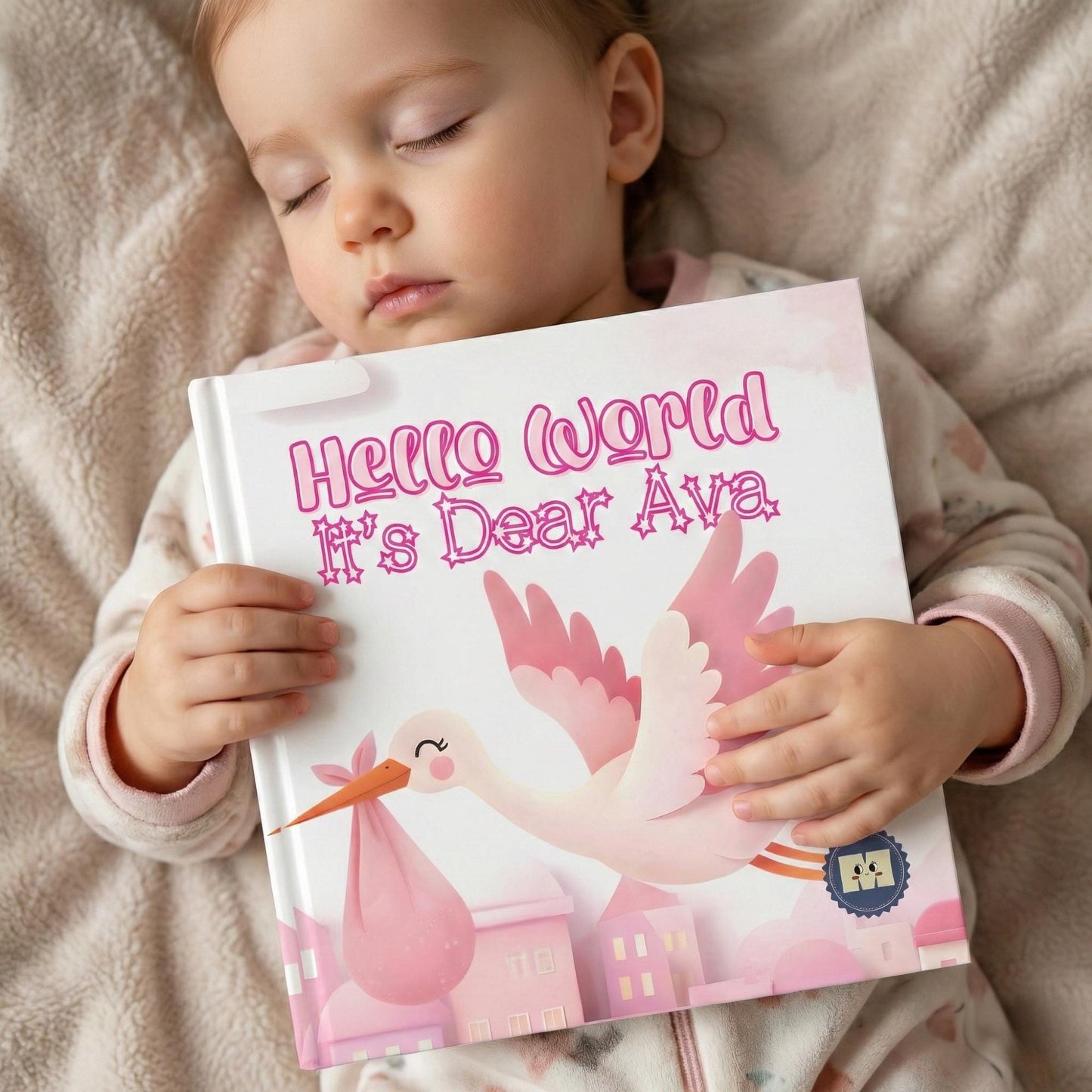 Personalized Baby Book, Newborn Gift, Custom Story Book