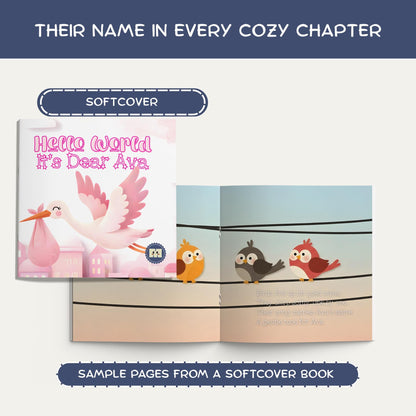 Personalized Baby Book, Newborn Gift, Custom Story Book