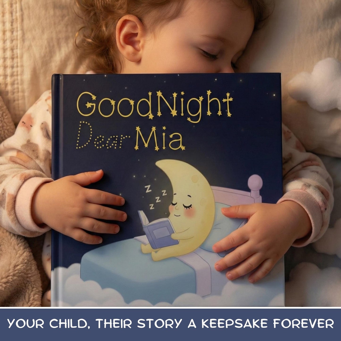 Personalized Baby Book with Name 1st First Birthday Gift Kids For Boy Girl Grandchild Baby Shower Bedtime Children's Storybook Newborn