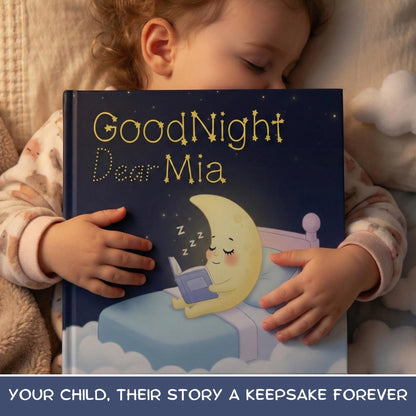 Personalized Baby Book with Name 1st First Birthday Gift Kids For Boy Girl Grandchild Baby Shower Bedtime Children's Storybook Newborn