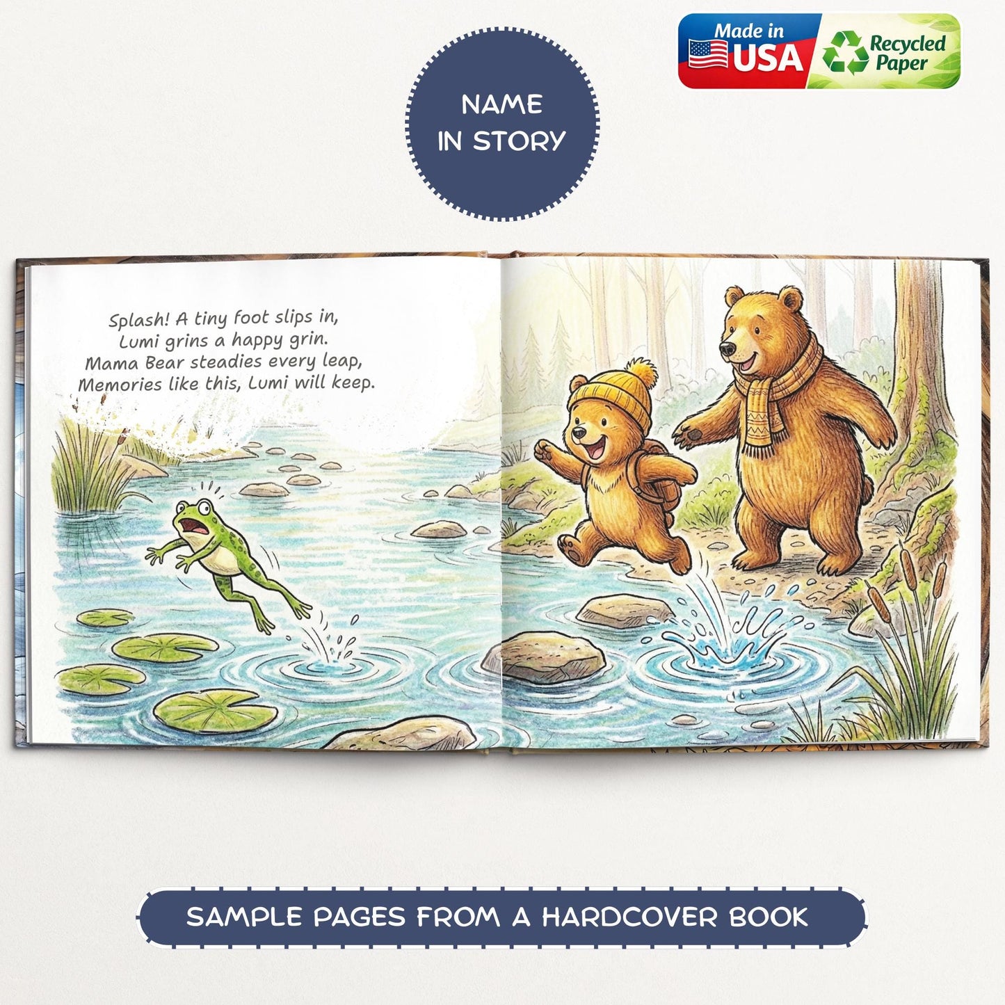 Personalized Mother's Day Story Book, Keepsake Gift For Mom and Child