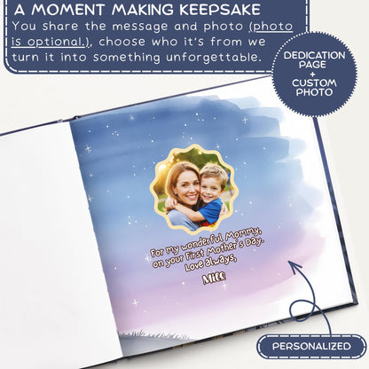 Personalized Mother's Day Book, Dear Mommy from Custom Child, New Mom Story Book, First Time Mom Gift To Mom, Gift For Mom & Child