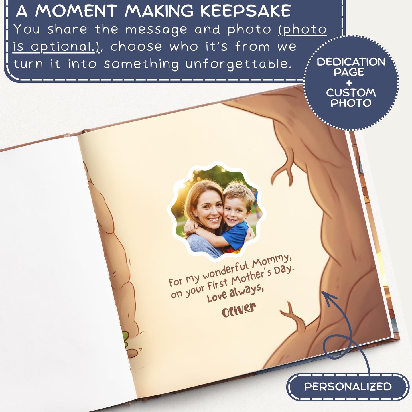 Baby Gift for Mother's Day, Gift for Mom from Child, First Mother's Day Gift for Mom, Personalized Children's Book, Birthday Gift for Mom