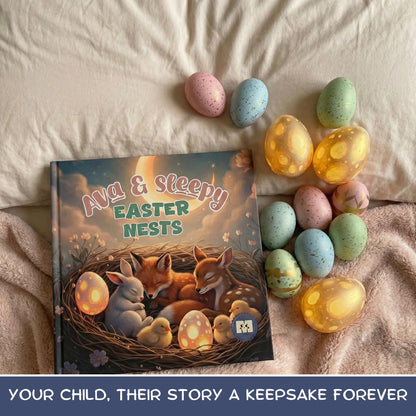 Personalized Easter Storybook, Easter Gift for Kids & Baby Toddler, Easter Basket Book, Baby First Easter Gift Keepsake