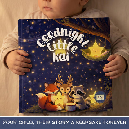 Newborn Gifts For Baby, Gifts For Babies, Personalized Baby Book, Bedtime Story, Goodnight Little Kai Personalized Children's Book