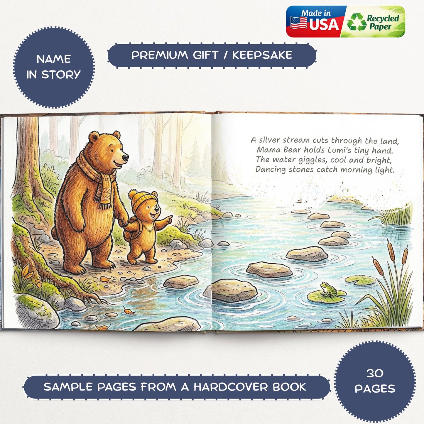 Personalized Mother's Day Story Book, Keepsake Gift For Mom and Child