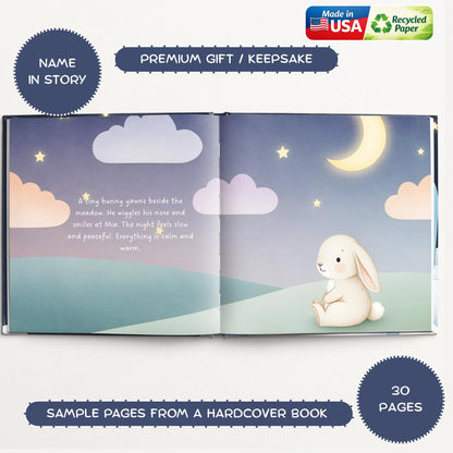 Personalized Baby Book with Name 1st First Birthday Gift Kids For Boy Girl Grandchild Baby Shower Bedtime Children's Storybook Newborn