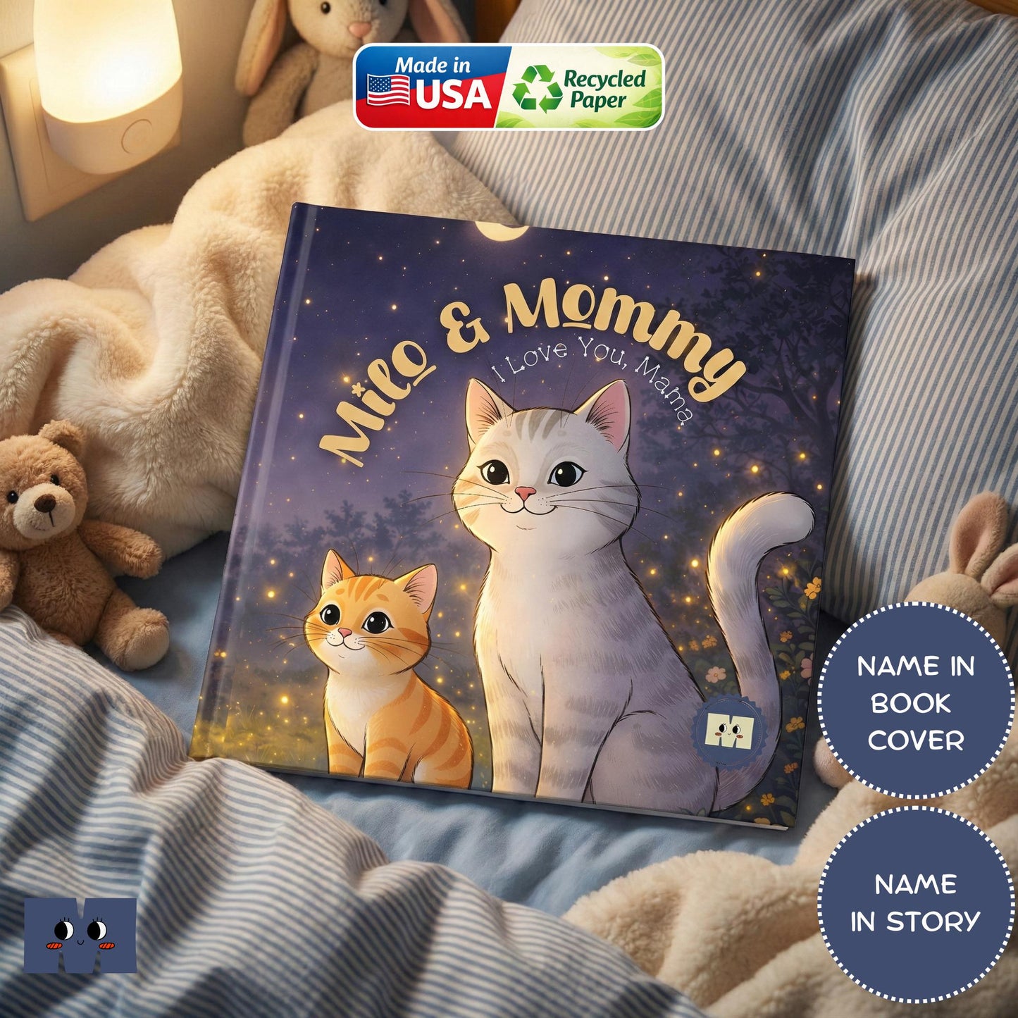 Personalized Mother's Day Book, Dear Mommy from Custom Child, New Mom Story Book, First Time Mom Gift To Mom, Gift For Mom & Child