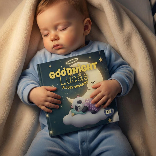 Personalized Bedtime Baby Book, Custom Name Lullaby Story, 1st Birthday and Baby Shower Gift For Boy & Girl