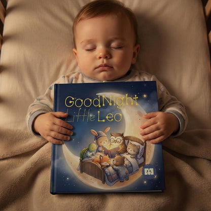 Personalized Baby Bedtime Story Book, Custom Name Keepsake, Nighttime Gift For Newborns Toddlers