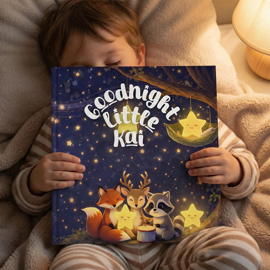 Newborn Gifts For Baby, Gifts For Babies, Personalized Baby Book, Bedtime Story, Goodnight Little Kai Personalized Children's Book