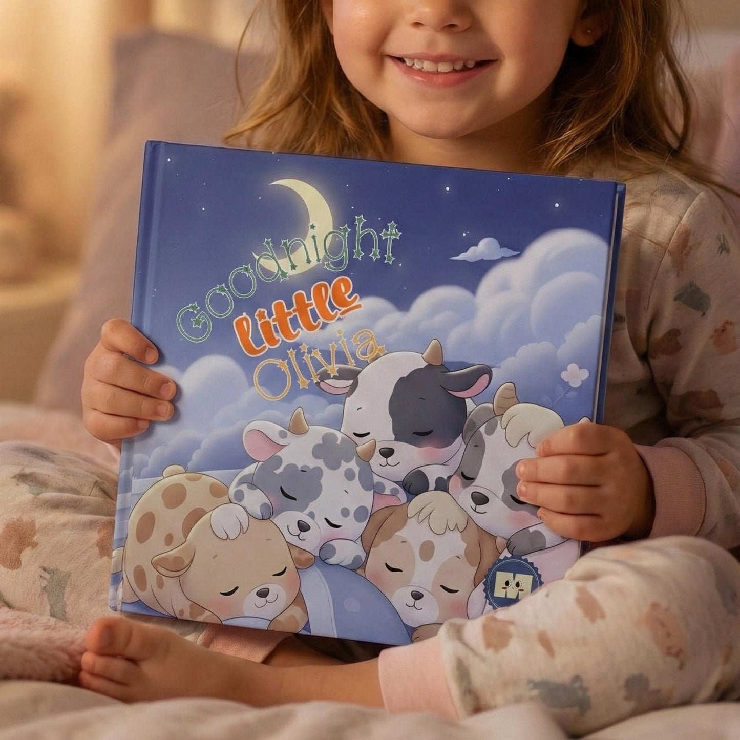 Personalized Baby Book With Name for 1st Birthday Gift Keepsake Bedtime Children's Storybook for Boys Girls Newborns and Grandchildren