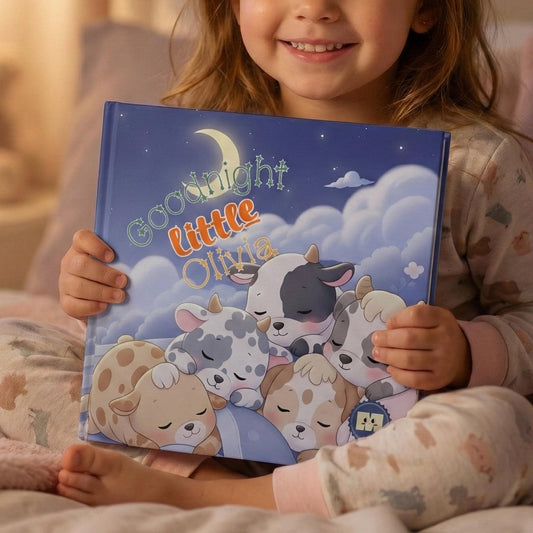Personalized Baby Book With Name for 1st Birthday Gift Keepsake Bedtime Children's Storybook for Boys Girls Newborns and Grandchildren