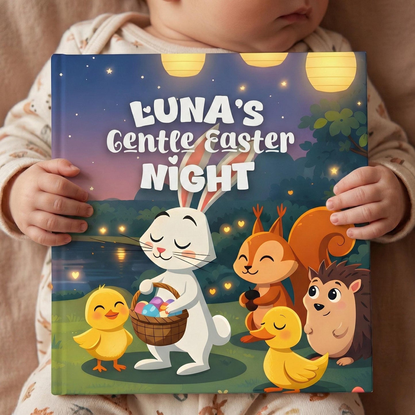 Baby's 1st Easter, First Easter Gift, Baby Gift for Easter, Easter Personalized Children's Book For Boy & Girls
