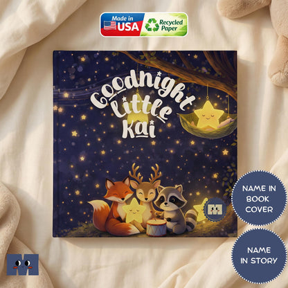 Newborn Gifts For Baby, Gifts For Babies, Personalized Baby Book, Bedtime Story, Goodnight Little Kai Personalized Children's Book