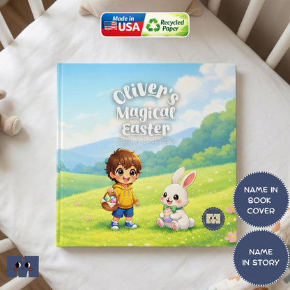 Easter Gift, Custom Easter Book, First Easter Gift, Baby Boy or Girl Easter Gift for Kids, Personalized Easter Children's Book