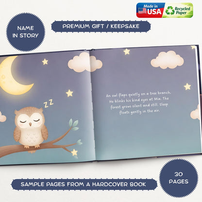 Personalized Baby Book with Name 1st First Birthday Gift Kids For Boy Girl Grandchild Baby Shower Bedtime Children's Storybook Newborn