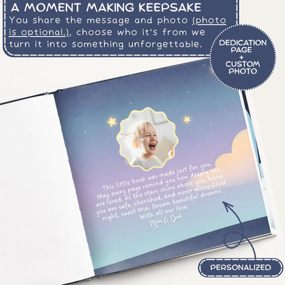 Personalized Baby Book with Name 1st First Birthday Gift Kids For Boy Girl Grandchild Baby Shower Bedtime Children's Storybook Newborn