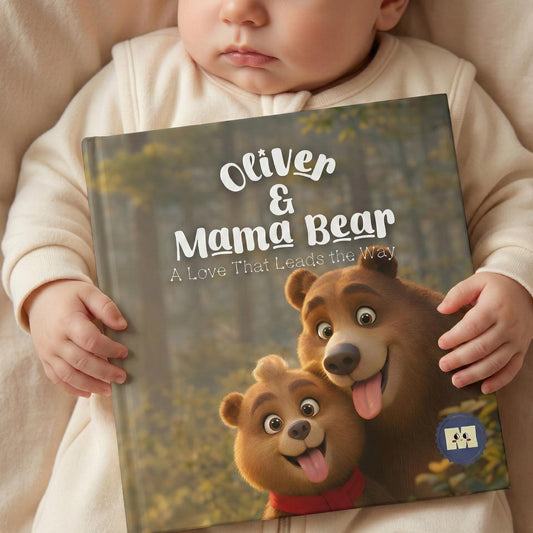 Personalized First Mother's Day Book, New Mom Gift, New Mom Story Book, Gifts for First Time Mom, To Mommy, Birthday Gift For Mom & Children