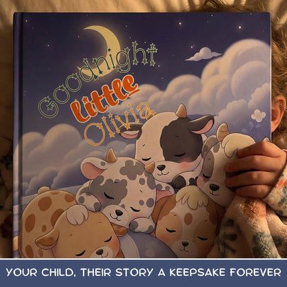 Personalized Baby Book With Name for 1st Birthday Gift Keepsake Bedtime Children's Storybook for Boys Girls Newborns and Grandchildren