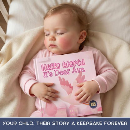 Personalized Baby Book, Newborn Gift, Custom Story Book