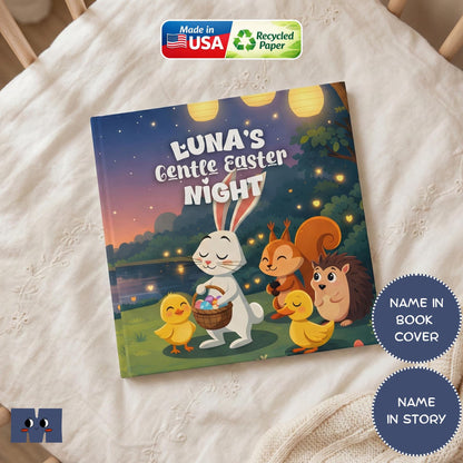 Baby's 1st Easter, First Easter Gift, Baby Gift for Easter, Easter Personalized Children's Book For Boy & Girls