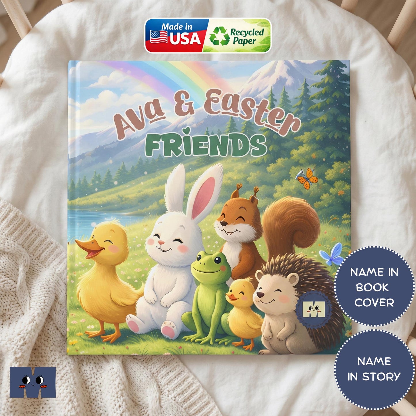 Personalized Baby's First Easter Book, Keepsake Gift