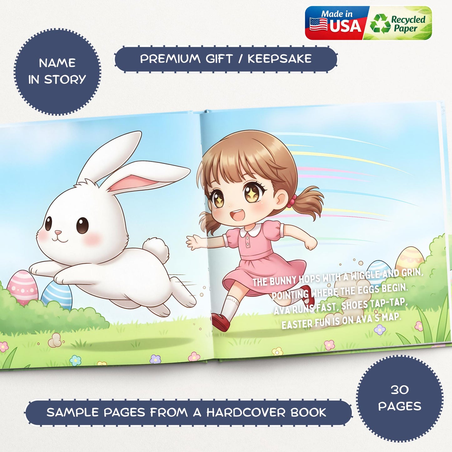 Personalized Easter Children's Book, First Easter Gift