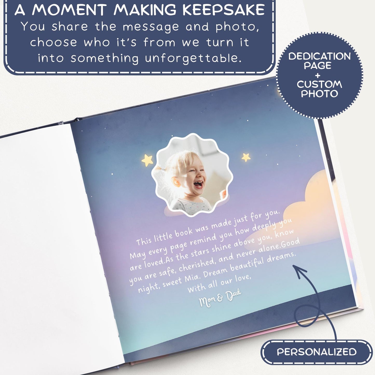 Personalized Panda Baby Book, Goodnight Bedtime Story, Nursery Keepsake