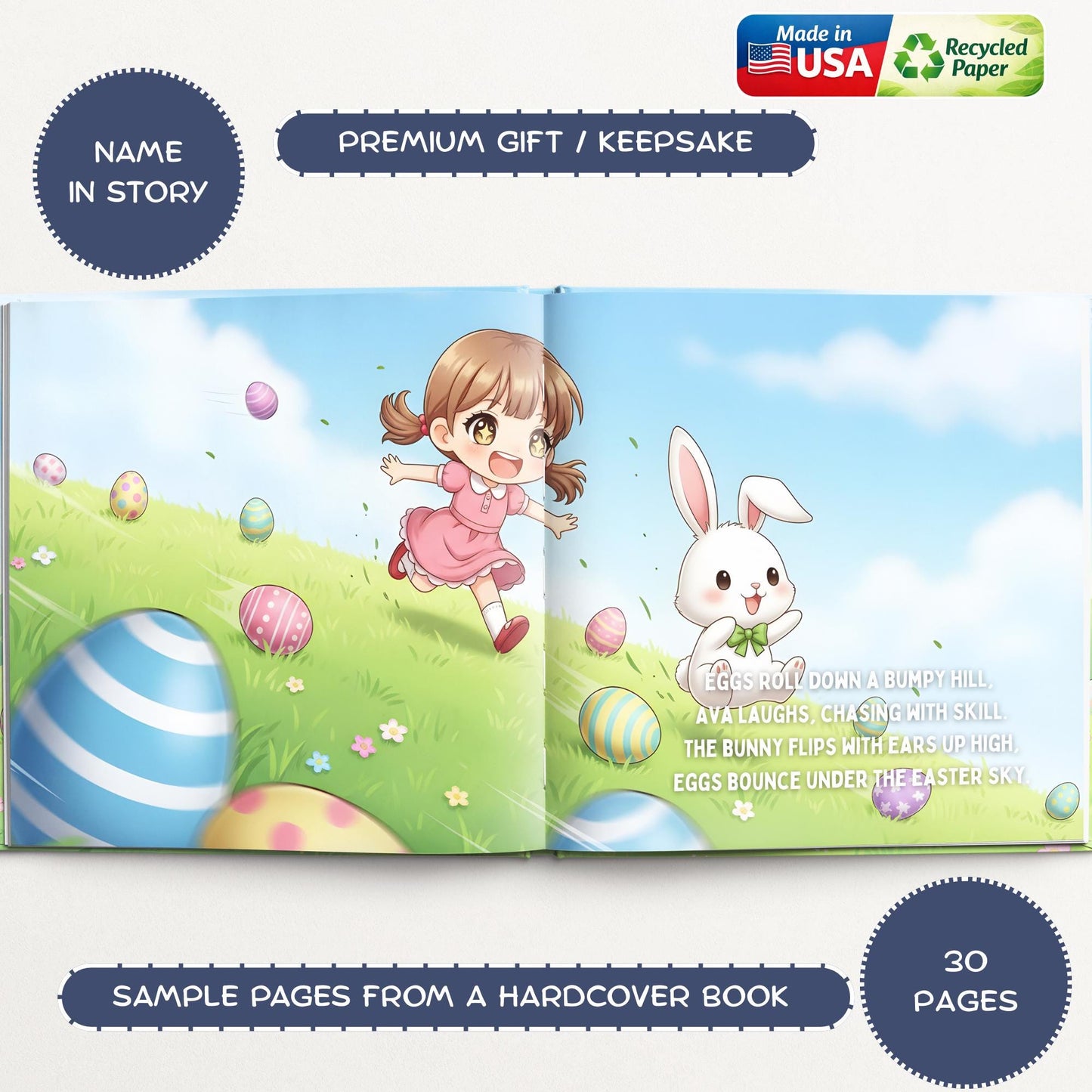 Personalized Easter Children's Book, First Easter Gift