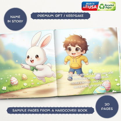 Easter Gift, Custom Easter Book, First Easter Gift, Baby Boy or Girl Easter Gift for Kids, Personalized Easter Children's Book