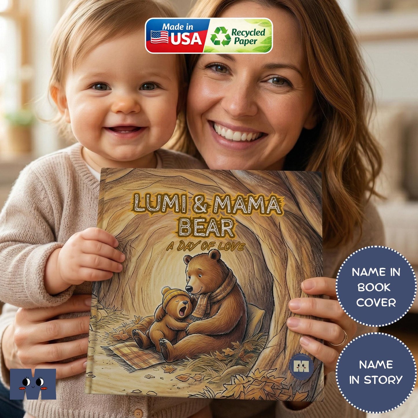 Personalized Mother's Day Story Book, Keepsake Gift For Mom and Child
