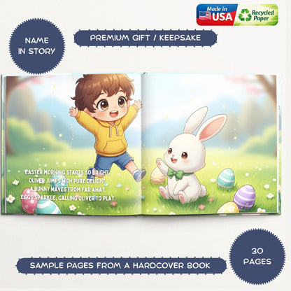 Easter Gift, Custom Easter Book, First Easter Gift, Baby Boy or Girl Easter Gift for Kids, Personalized Easter Children's Book